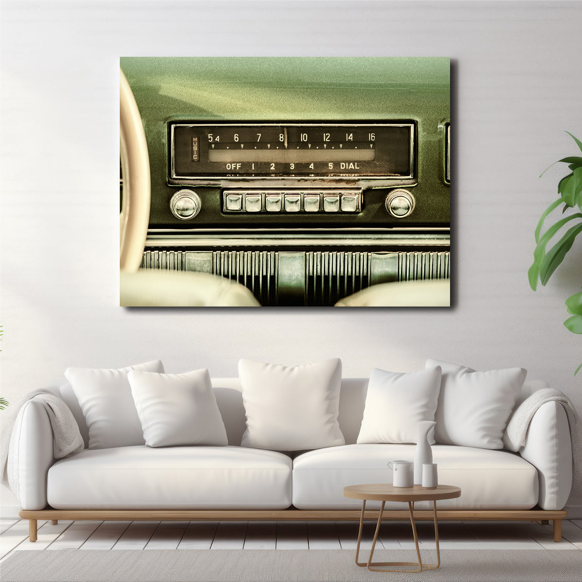Vintage Old Car Radio with Premium Features