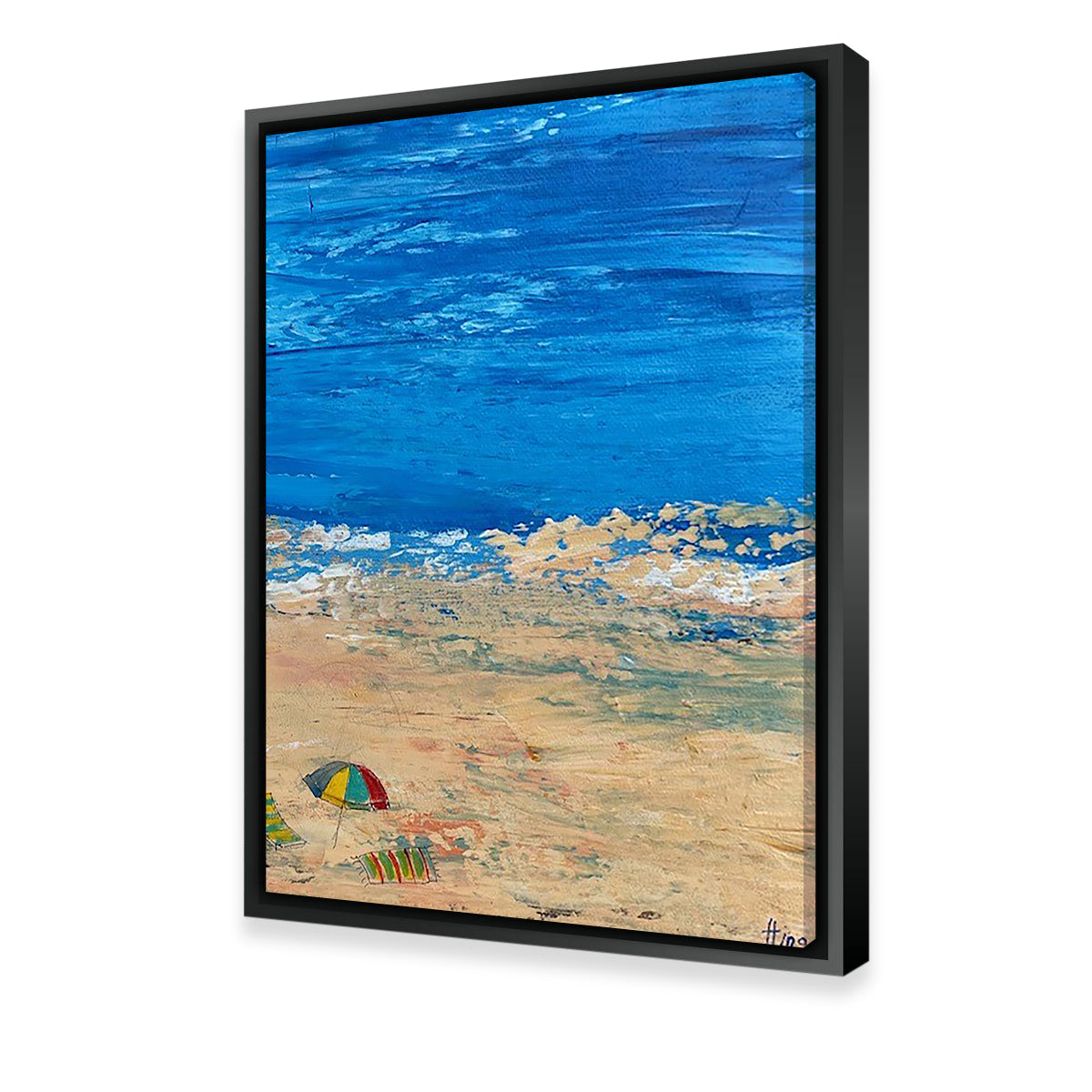 Stunning Beach Day 1 Wall Art by Peggy Hinaekian
