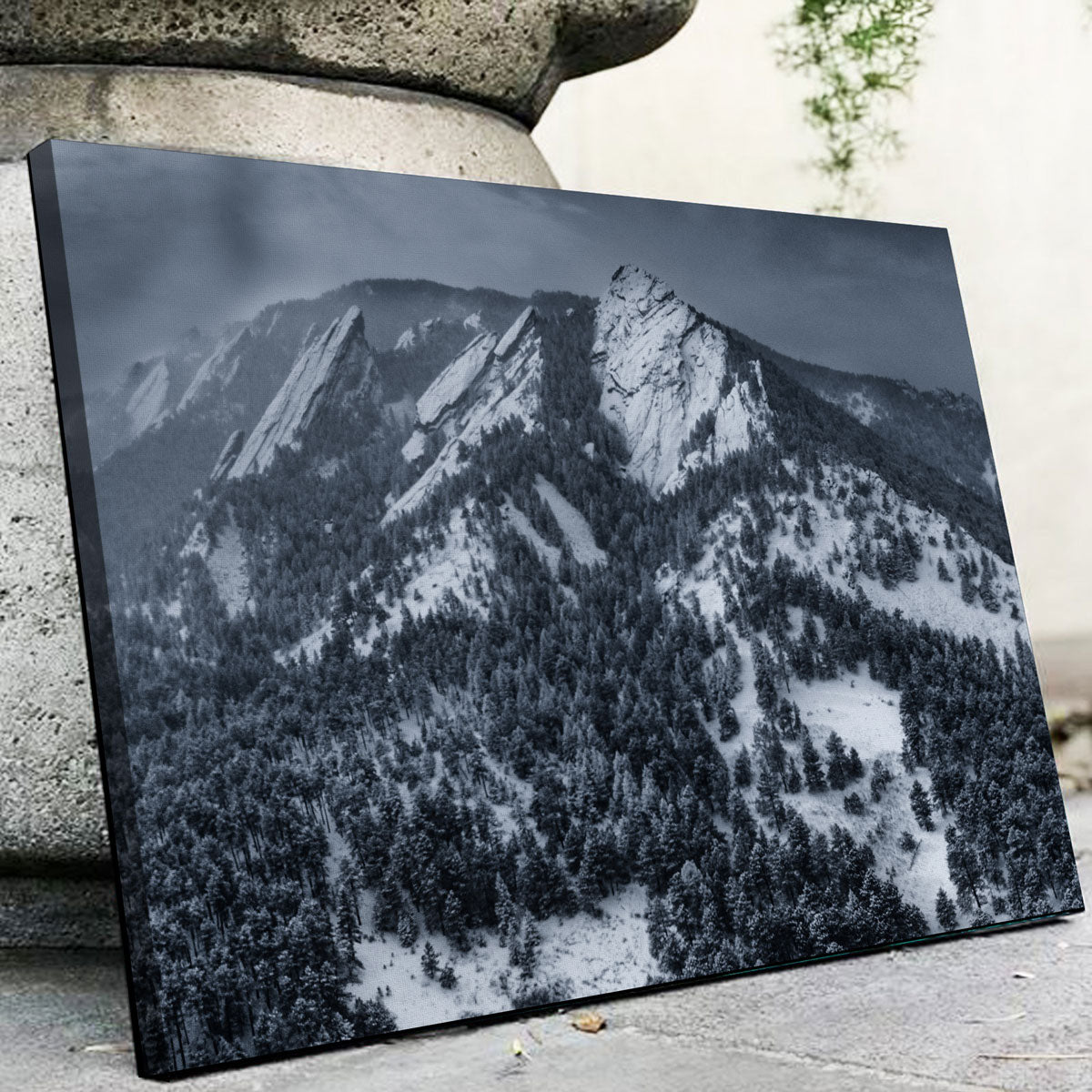 Breathtaking Snow On The Flatirons Wall Art for Stunning Home Decor