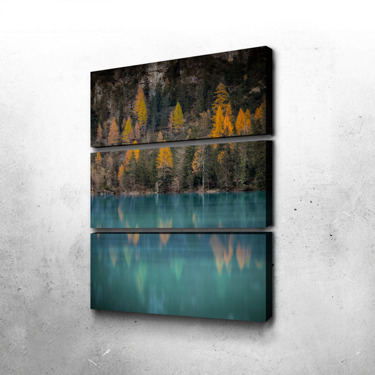 Stunning Autumn Reflections Wall Art by Enzo Romano