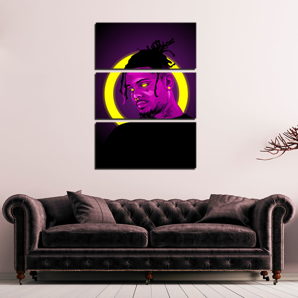 Eye - catching Smokepurpp Wall Art by Tovu Yovi