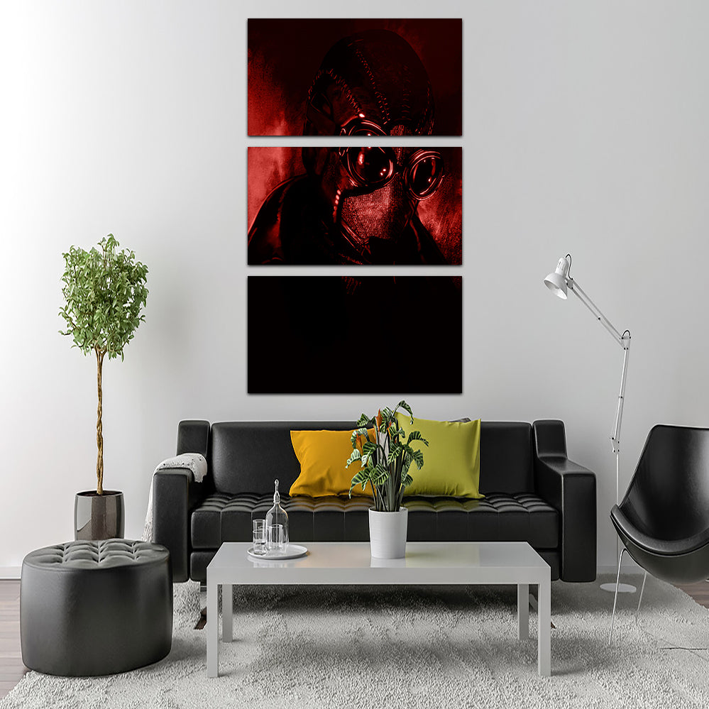 Exquisite Noir In Red Wall Art by Andy Brackpool
