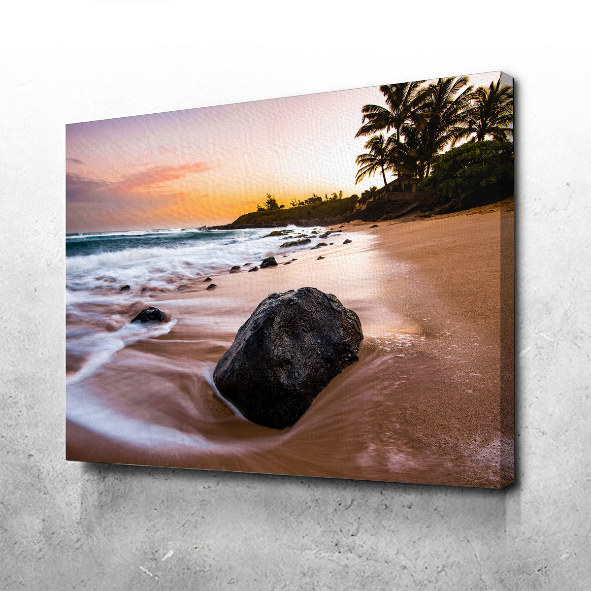 Exquisite Smooth Shore Wall Art by Lucas Moore