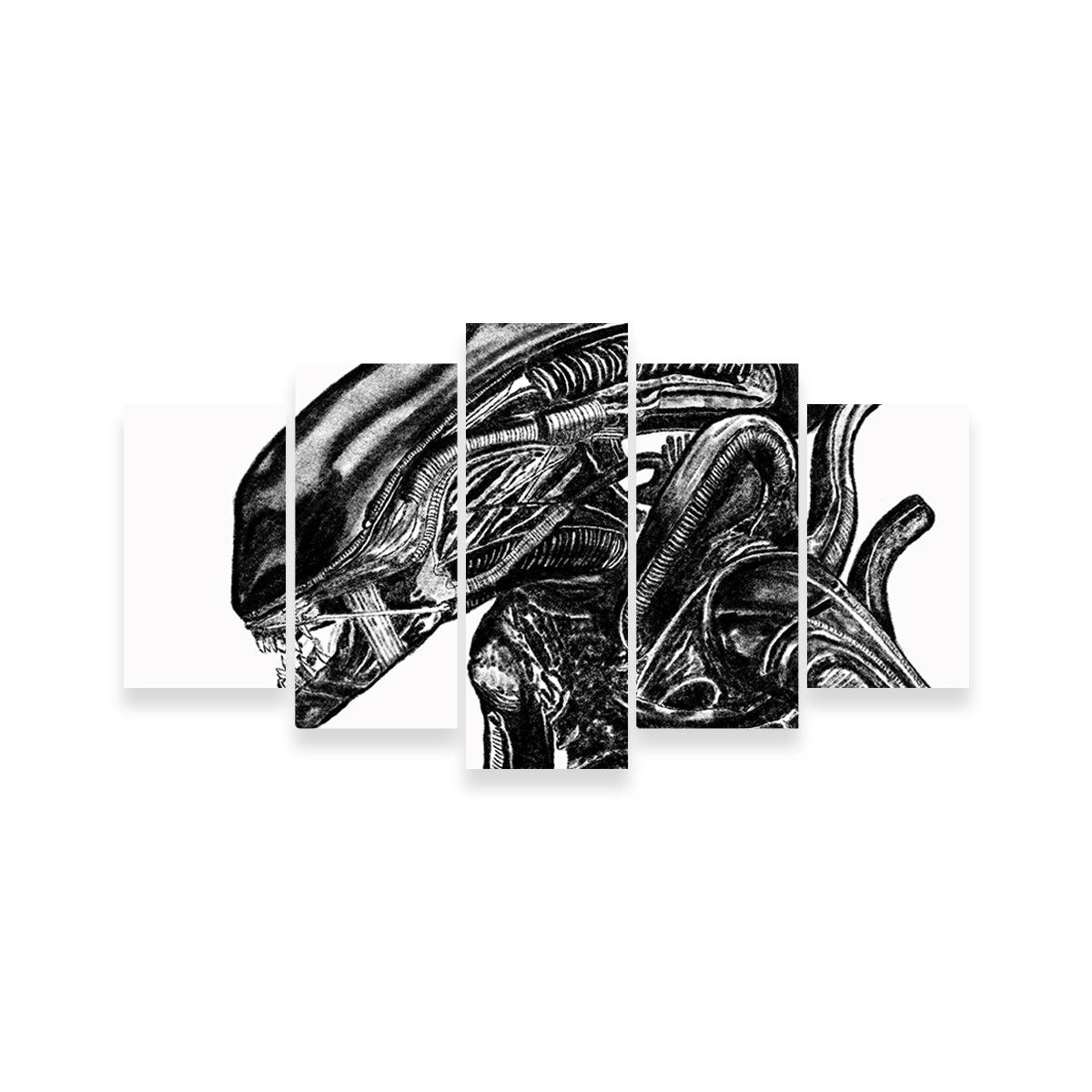 Stunning Alien Wall Art by JPS Darko Art