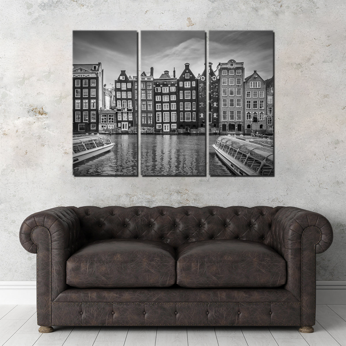 Stunning Amsterdam Damrak Wall Art by Melanie Viola