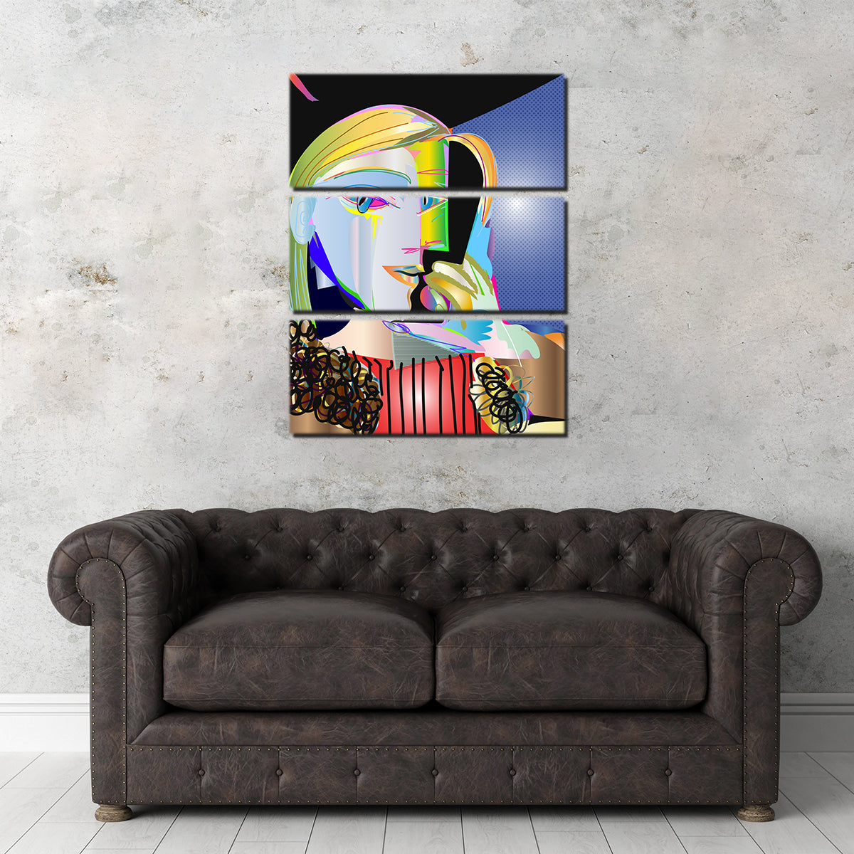 Exquisite Picasso Femme Wall Art - Handmade Museum-Quality Canvas Print