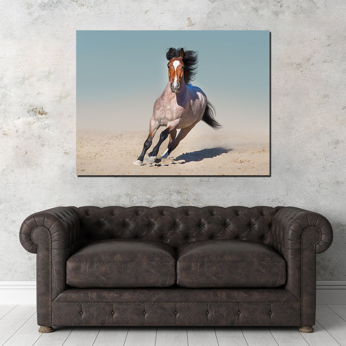 Stunning Horse Desert Run Wall Art for Your Home Decor