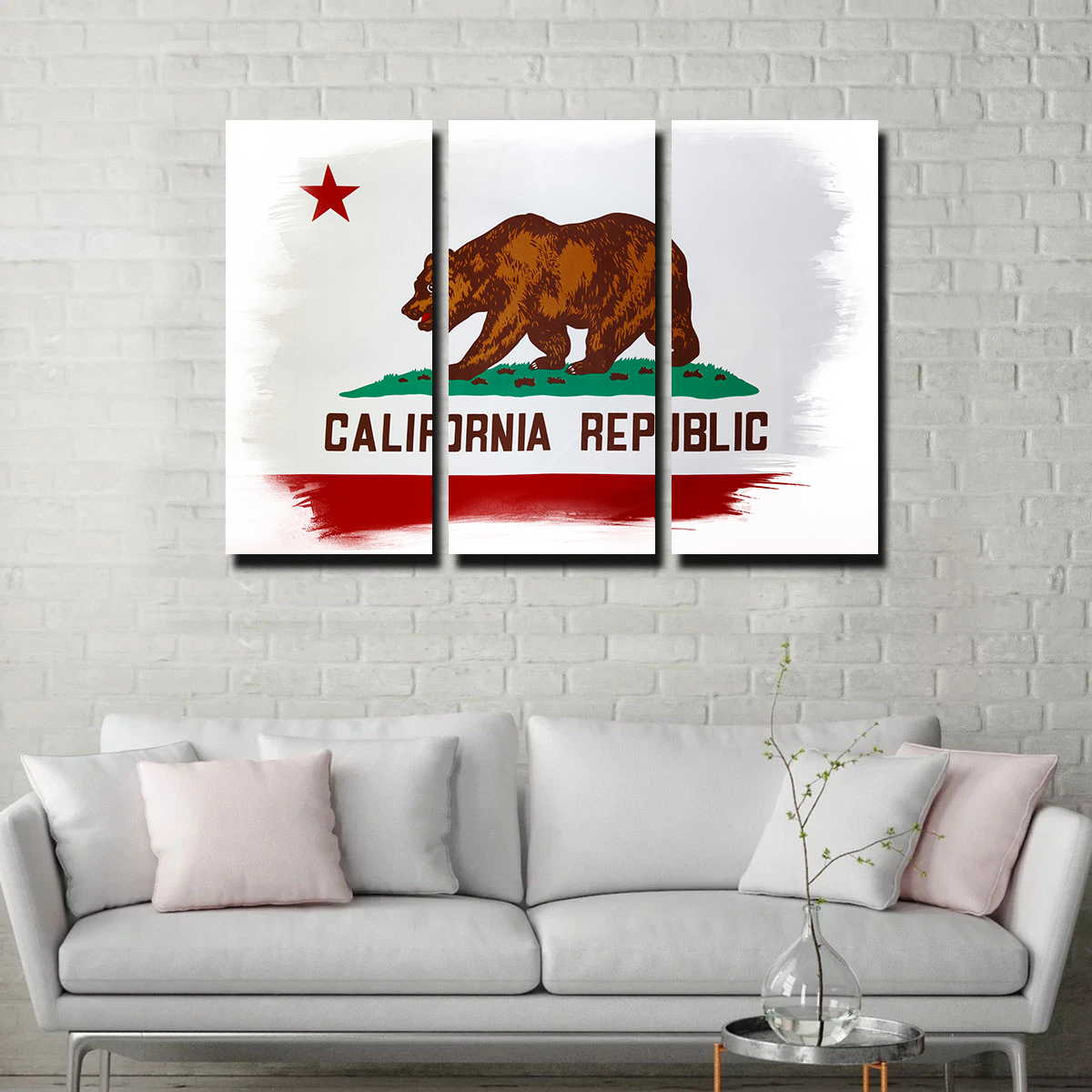Stunning California State Flag Wall Art for Your Home Decor