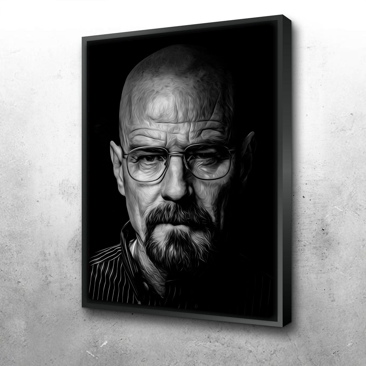 Stunning Portrait Breaking Bad Wall Art for Your Home Decor