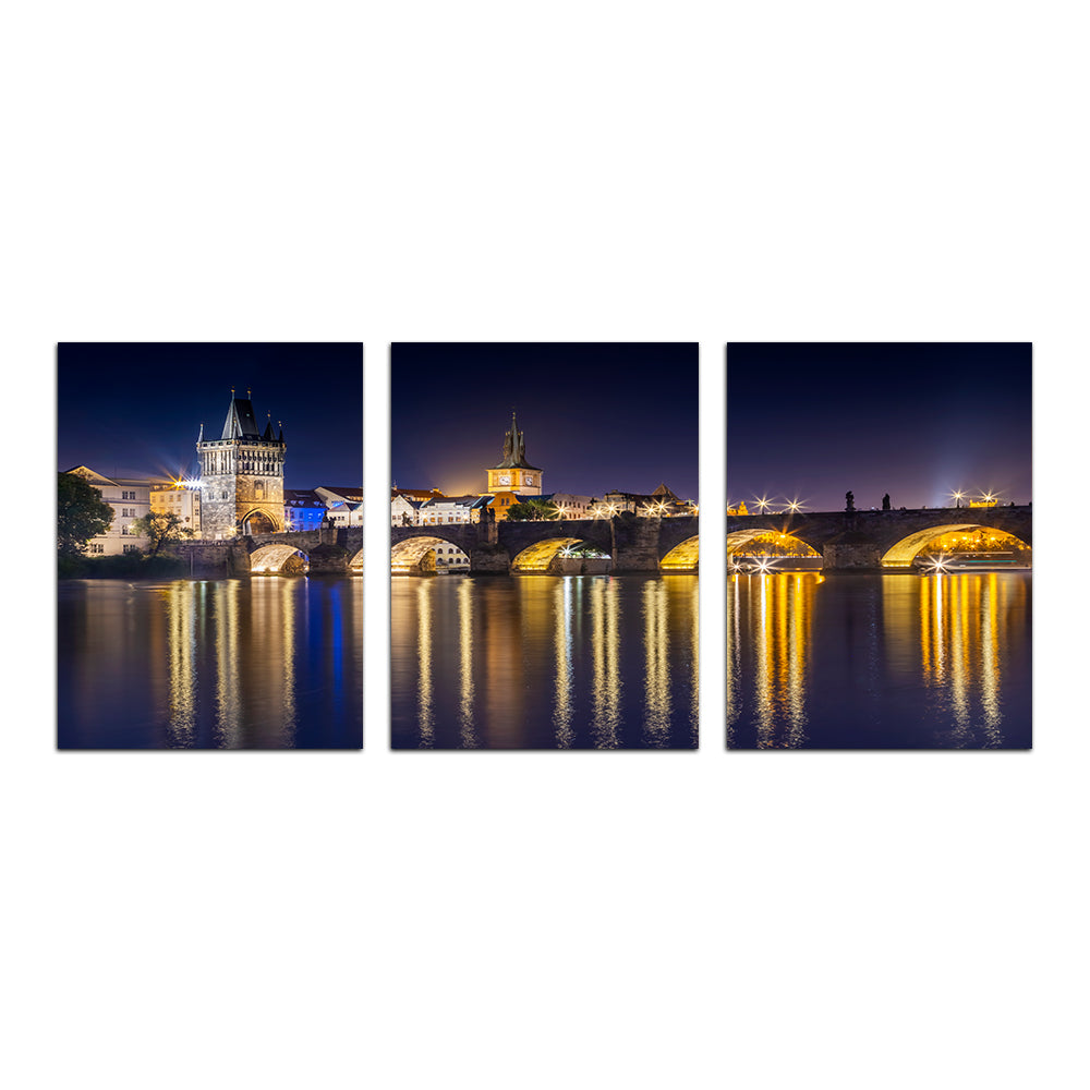 Stunning Charles Bridge with Old Town Bridge Tower Wall Art by Melanie Viola