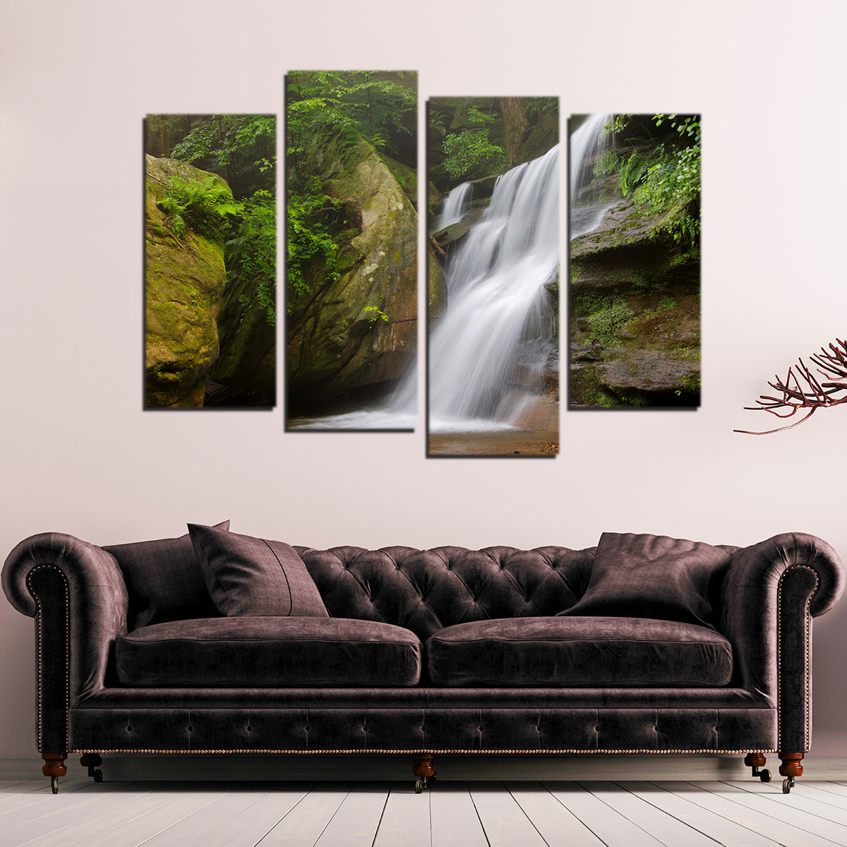 Stunning Hidden Falls in Hocking Hills Wall Art for Your Home Decor