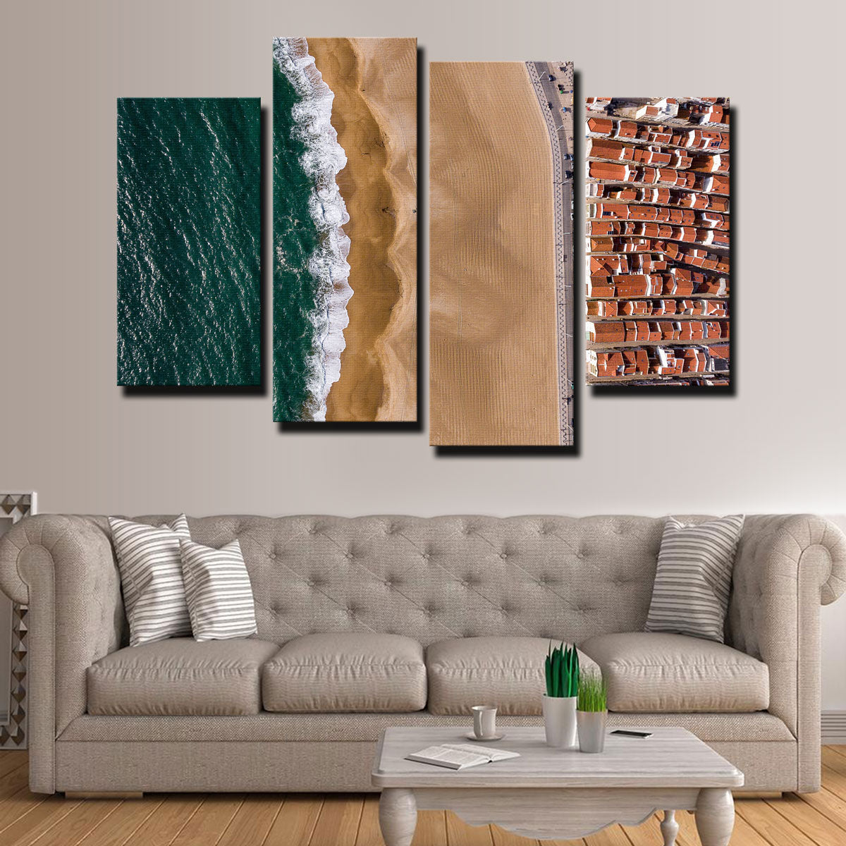 Stunning Beach Front Wall Art by Karolis Janulis