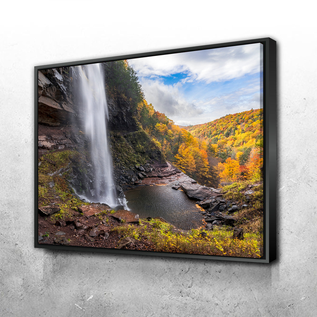 Stunning Behind the Falls Wall Art by Shaun Mayer