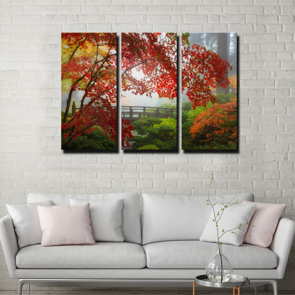 Exquisite Portland Japanese Garden Wall Art - Museum-Quality Canvas Print