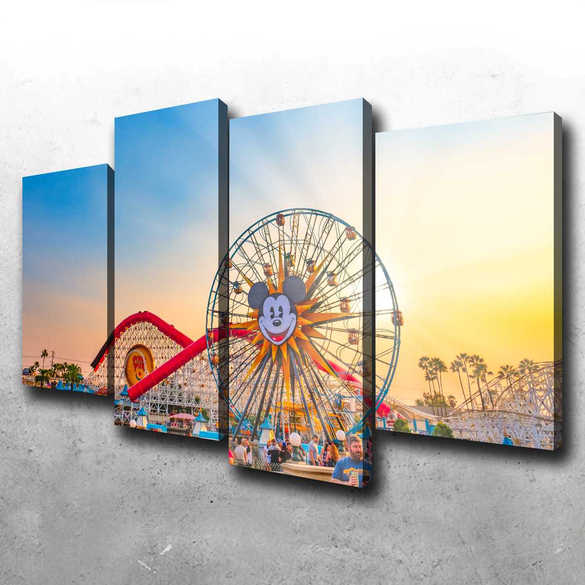 Stunning California Adventure Sunset Wall Art for Your Home Decor