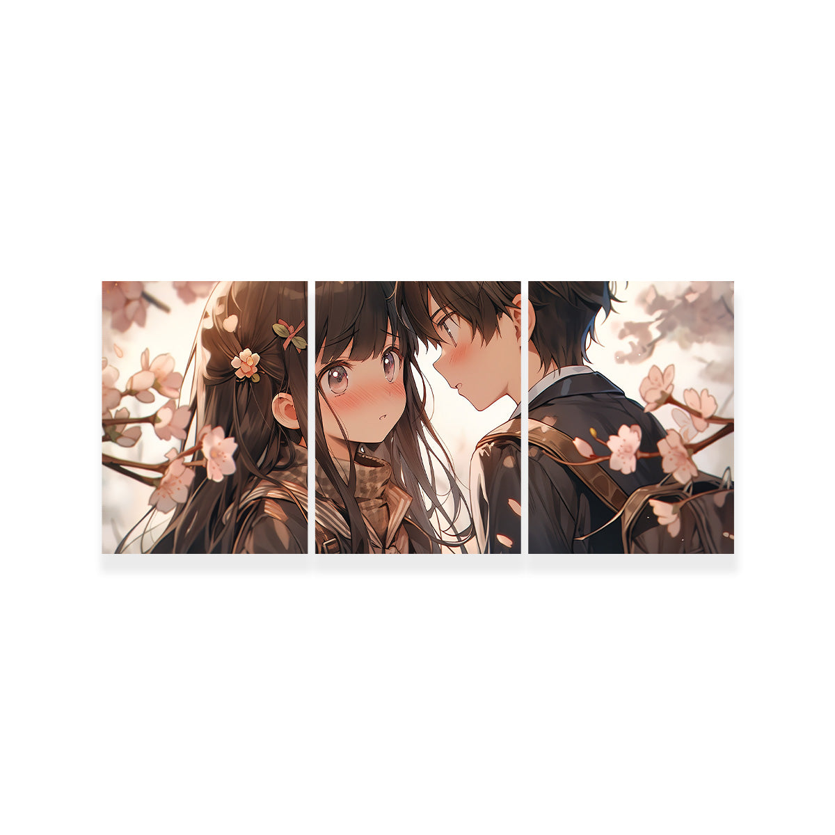 Stunning Anime Couple Wall Art