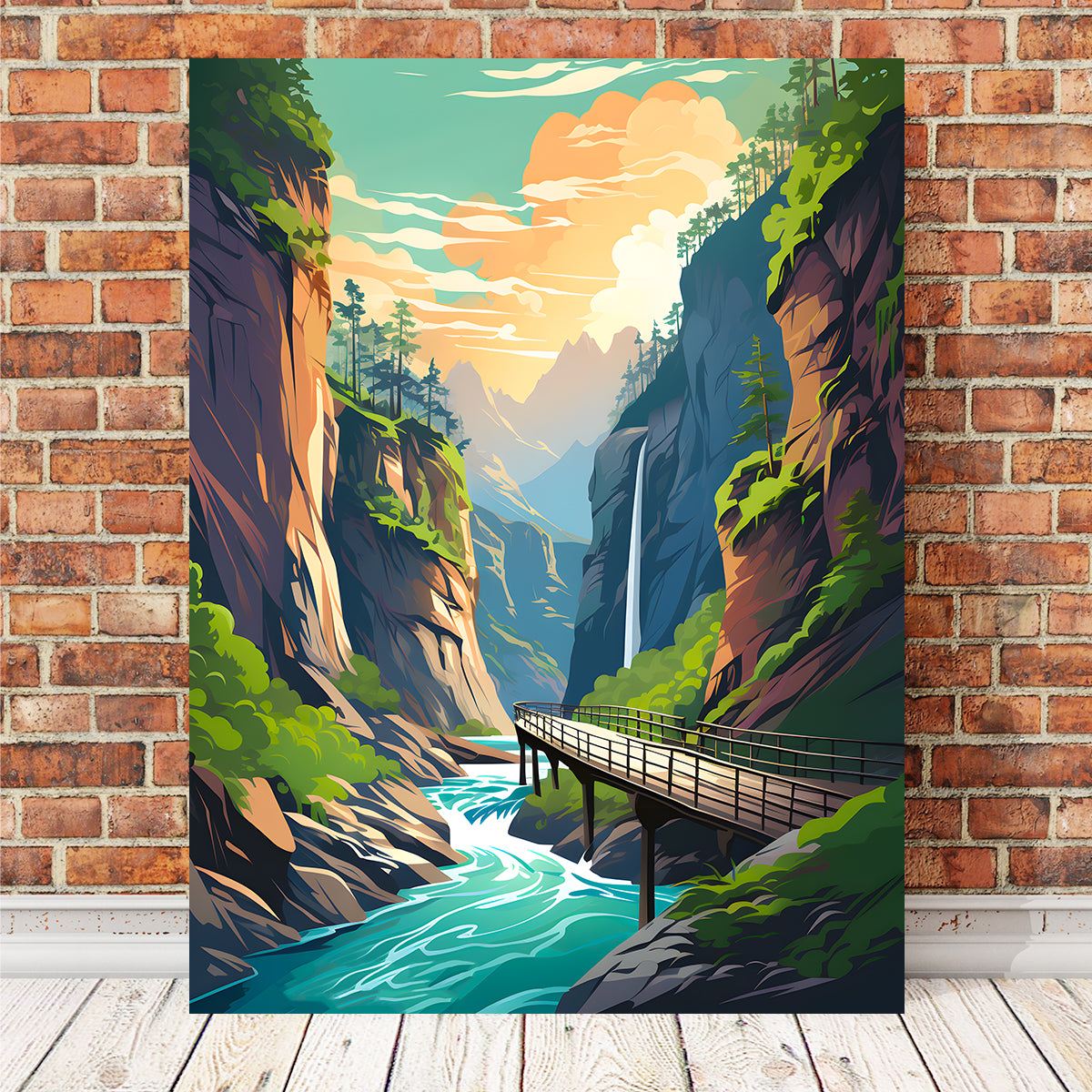 Stunning Slovenia - Vintgar Gorge Wall Art for Home Decor