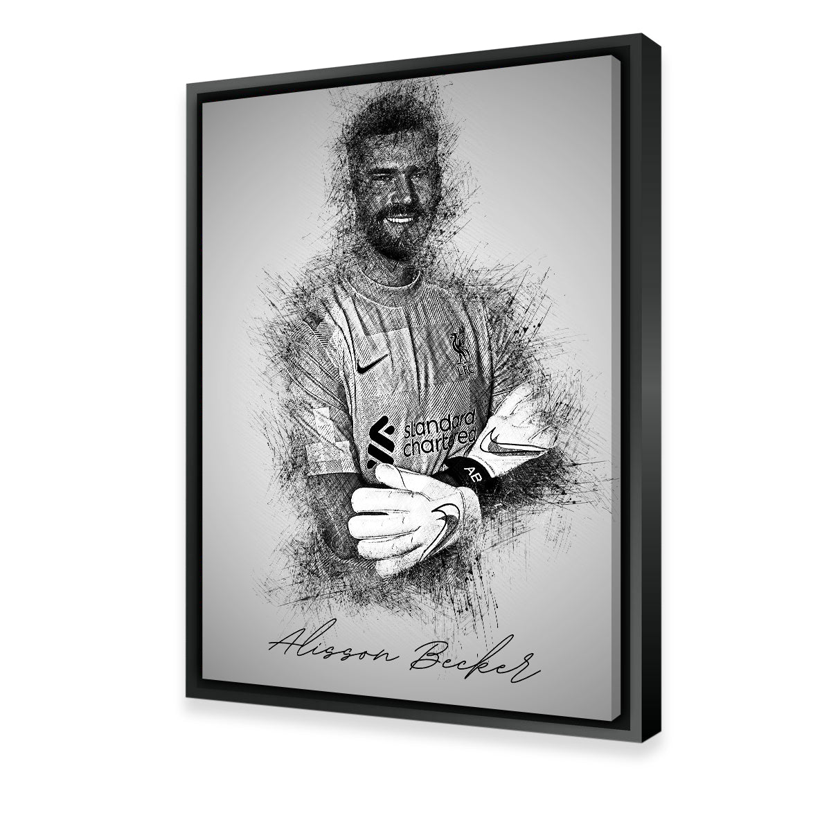 Alisson Becker High - Quality Wall Art by Albi Art