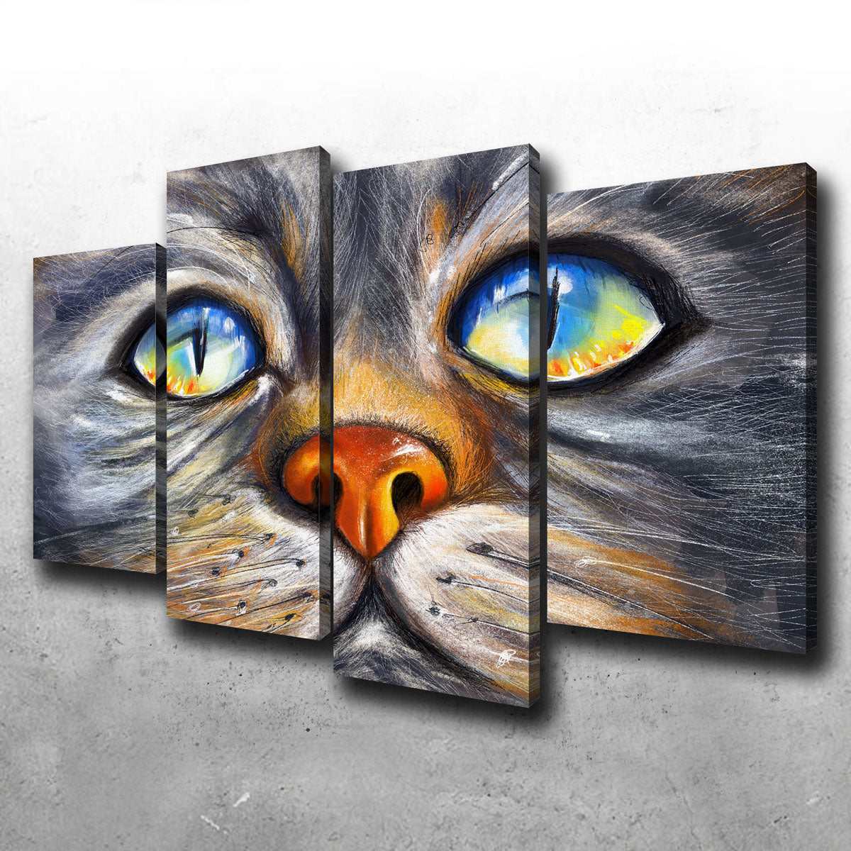 Stunning Cat Eyes Wall Art for Your Home Decor