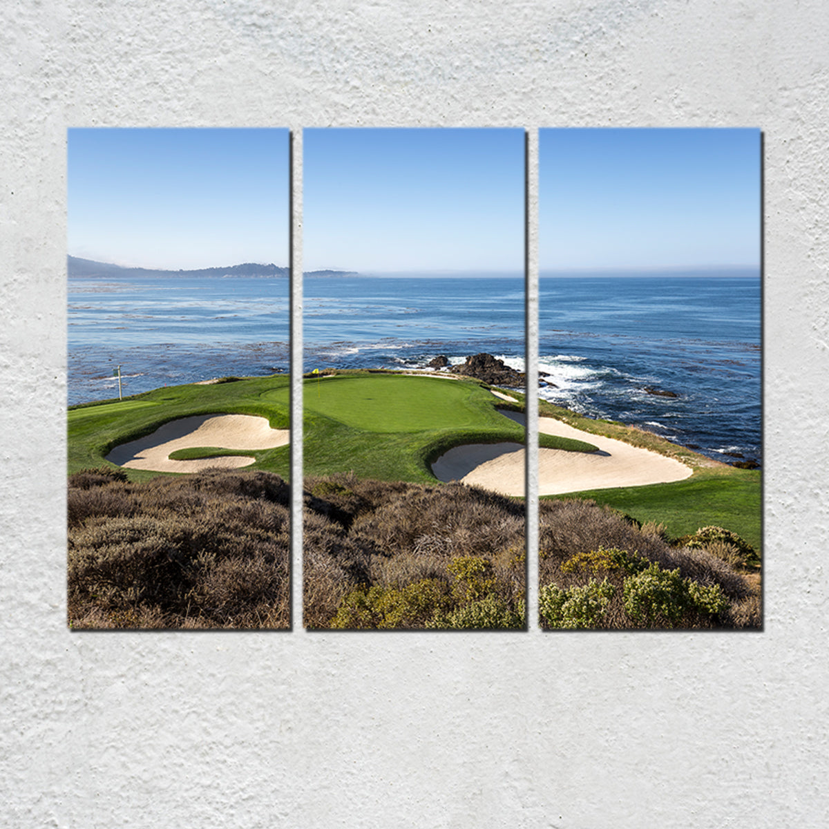 Stunning Pebble Beach Canvas Wall Art for Home Decor