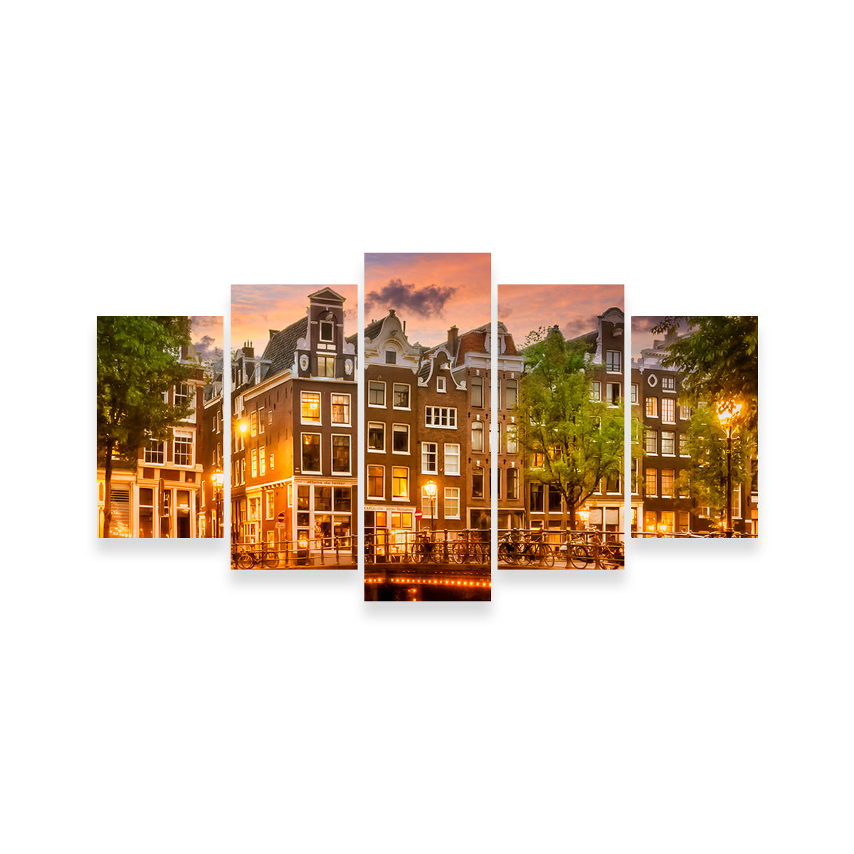 Exquisite Amsterdam Impression From Singel Wall Art by Melanie Viola
