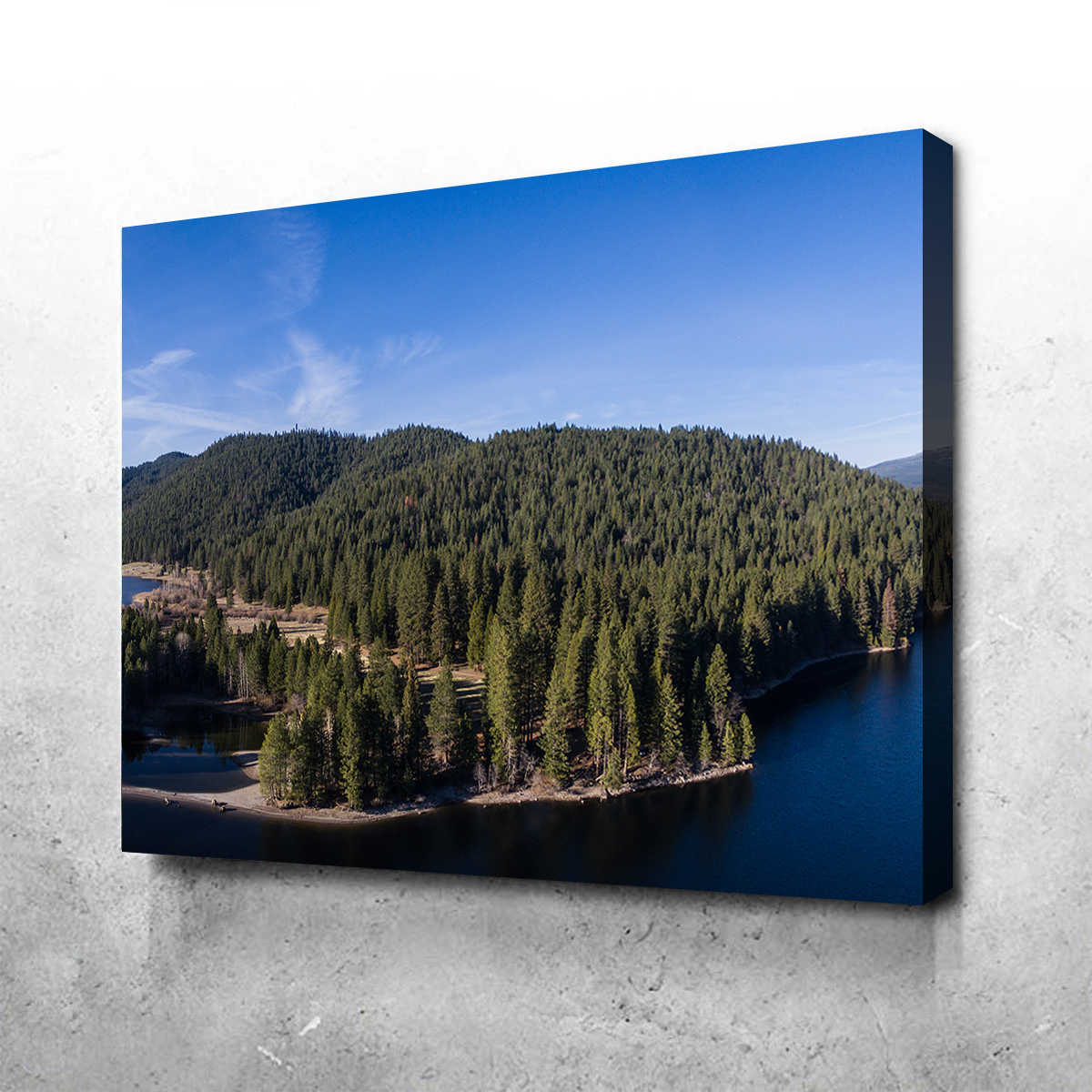 Breathtaking Siskiyou Lake and Mount Shasta Wall Art for Stunning Home Decor