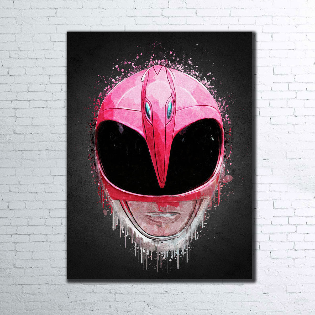 Stunning Pink Ranger Portrait Wall Art by Gab Fernando