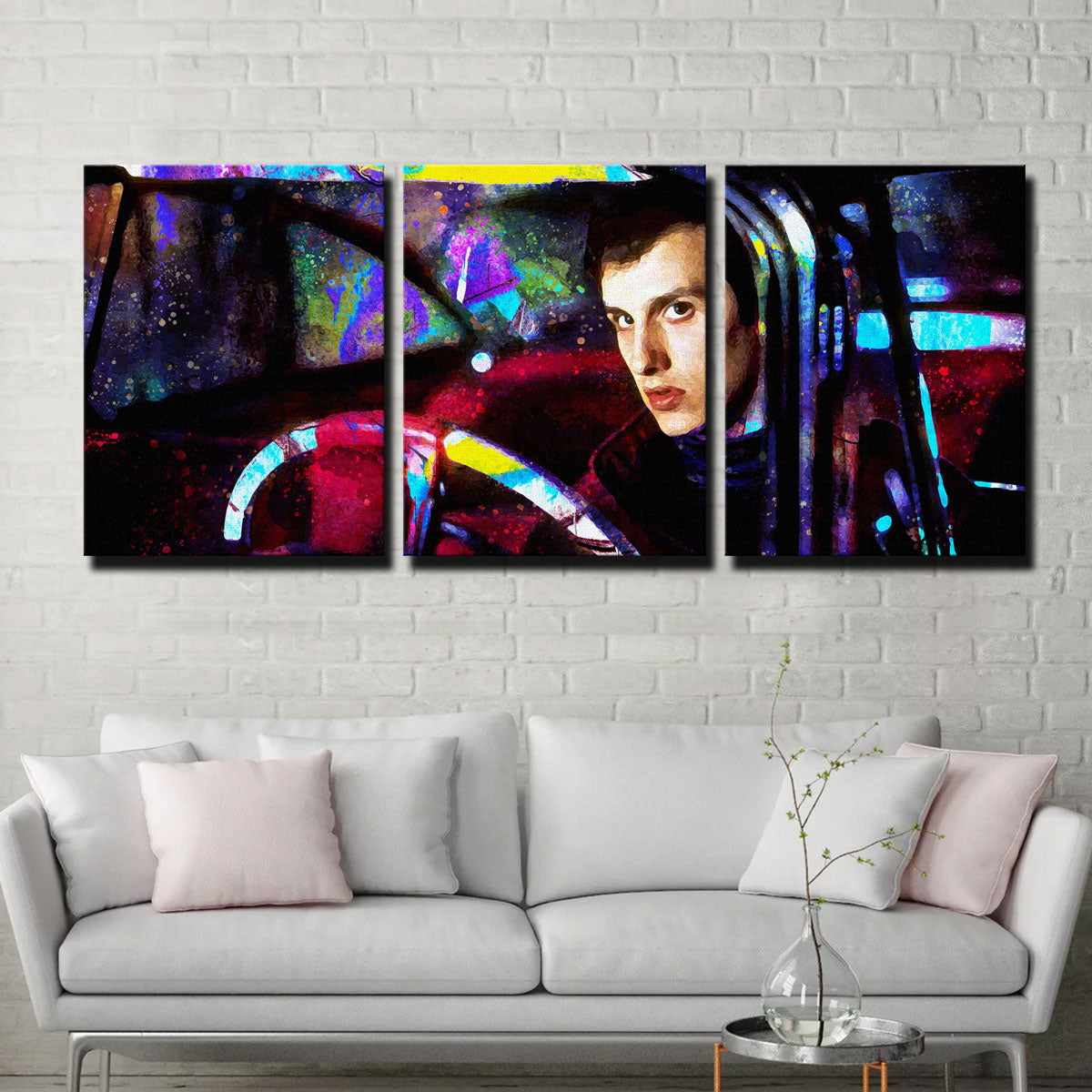 Arnie and Christine Stunning Wall Art with Sustainable Pine Frames