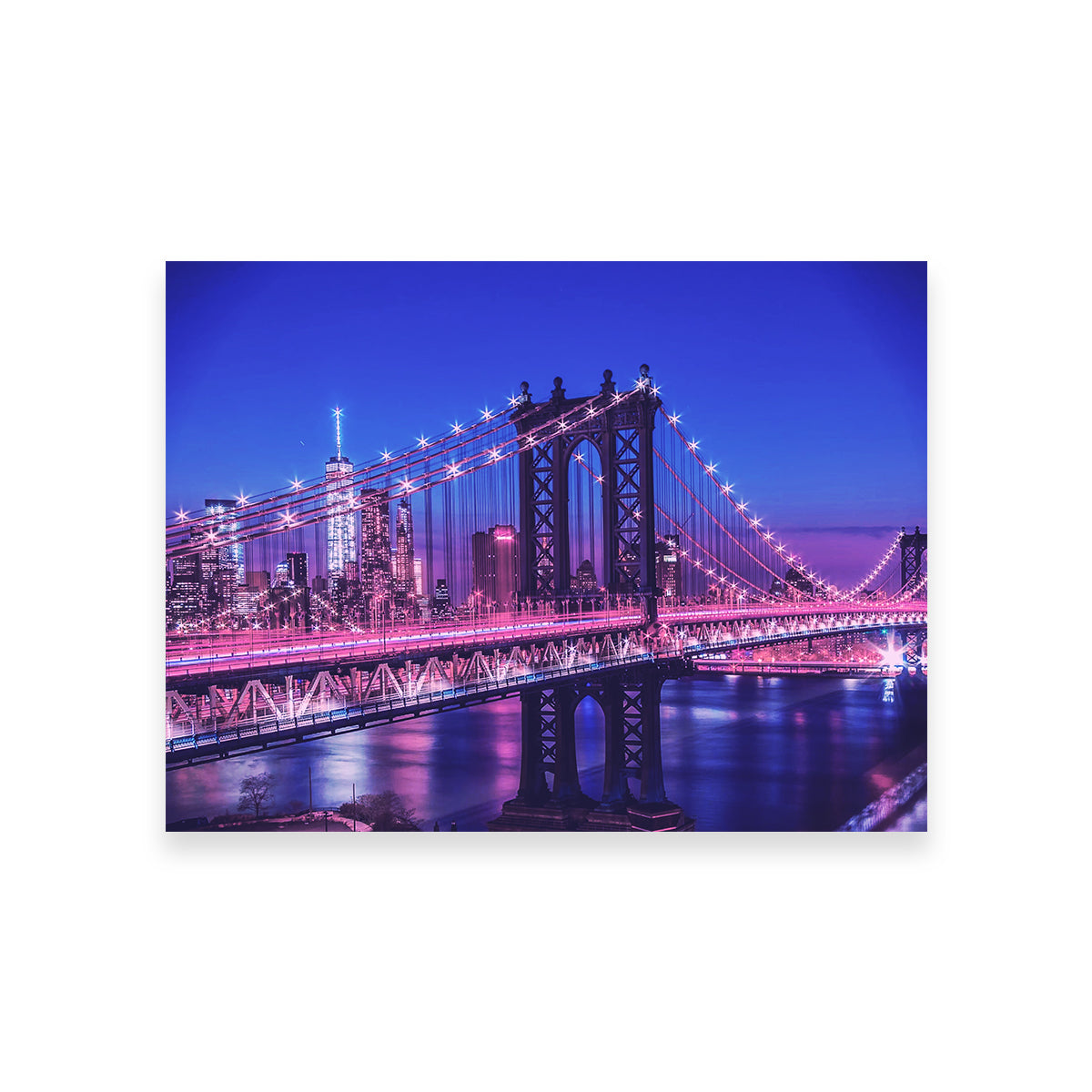 Stunning New York Manhattan Bridge Wall Art by Dina Rolle