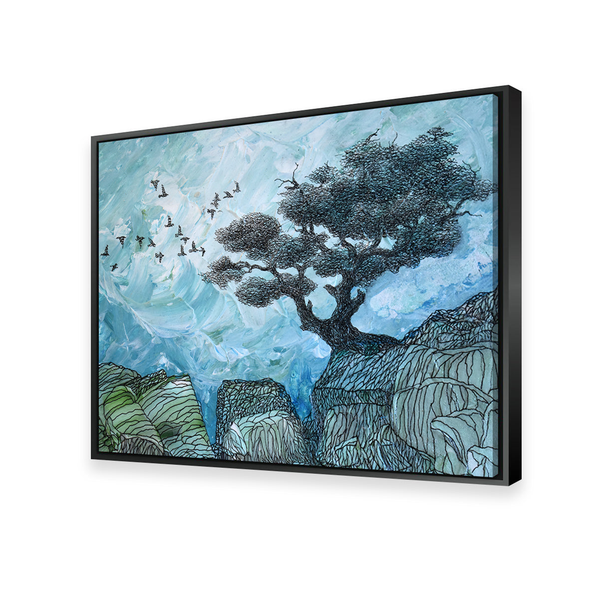 Alone, Captivating Content Wall Art by Gerry Segismundo