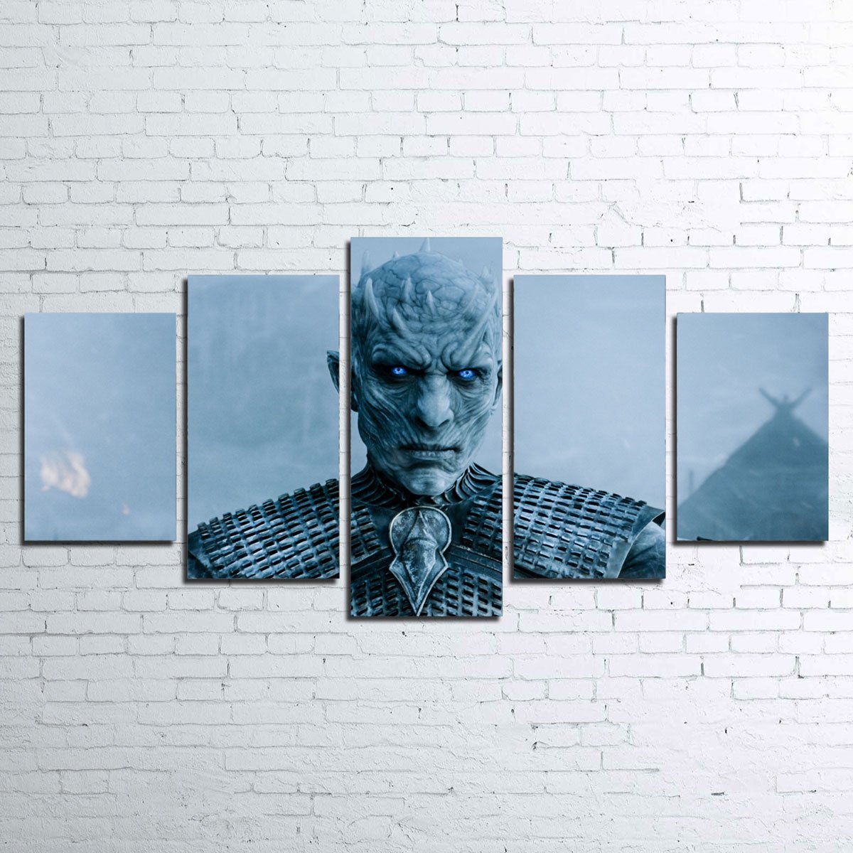 Night King Stunning 5pc Wall Art Set for Home Decor