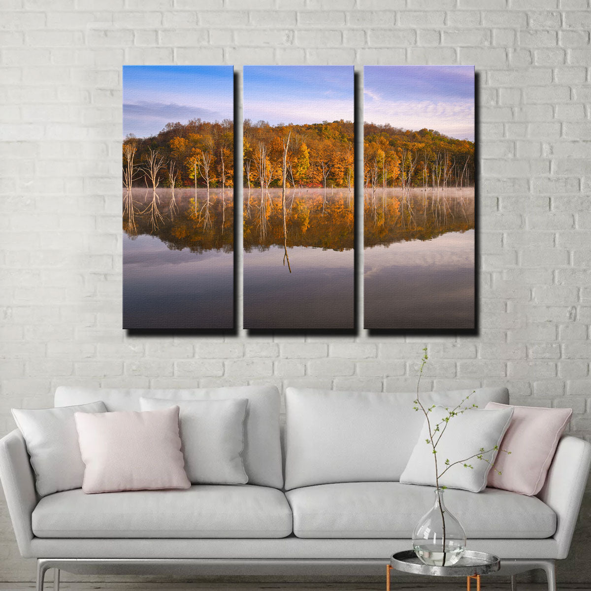 Exquisite Monksville Mist Wall Art by Dennis Maida