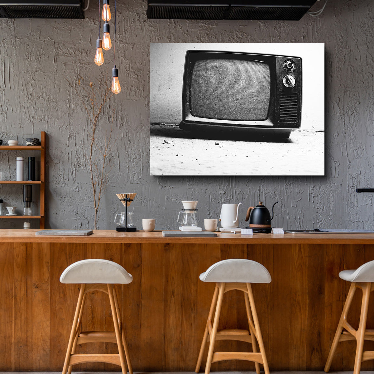Exquisite Old - Style TV - Inspired Canvas Prints