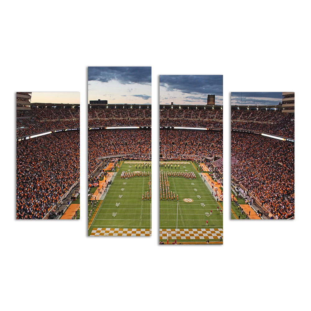 Neyland Stadium Premium Wall Art - Sustainable Kiln - Dried Pine Frame