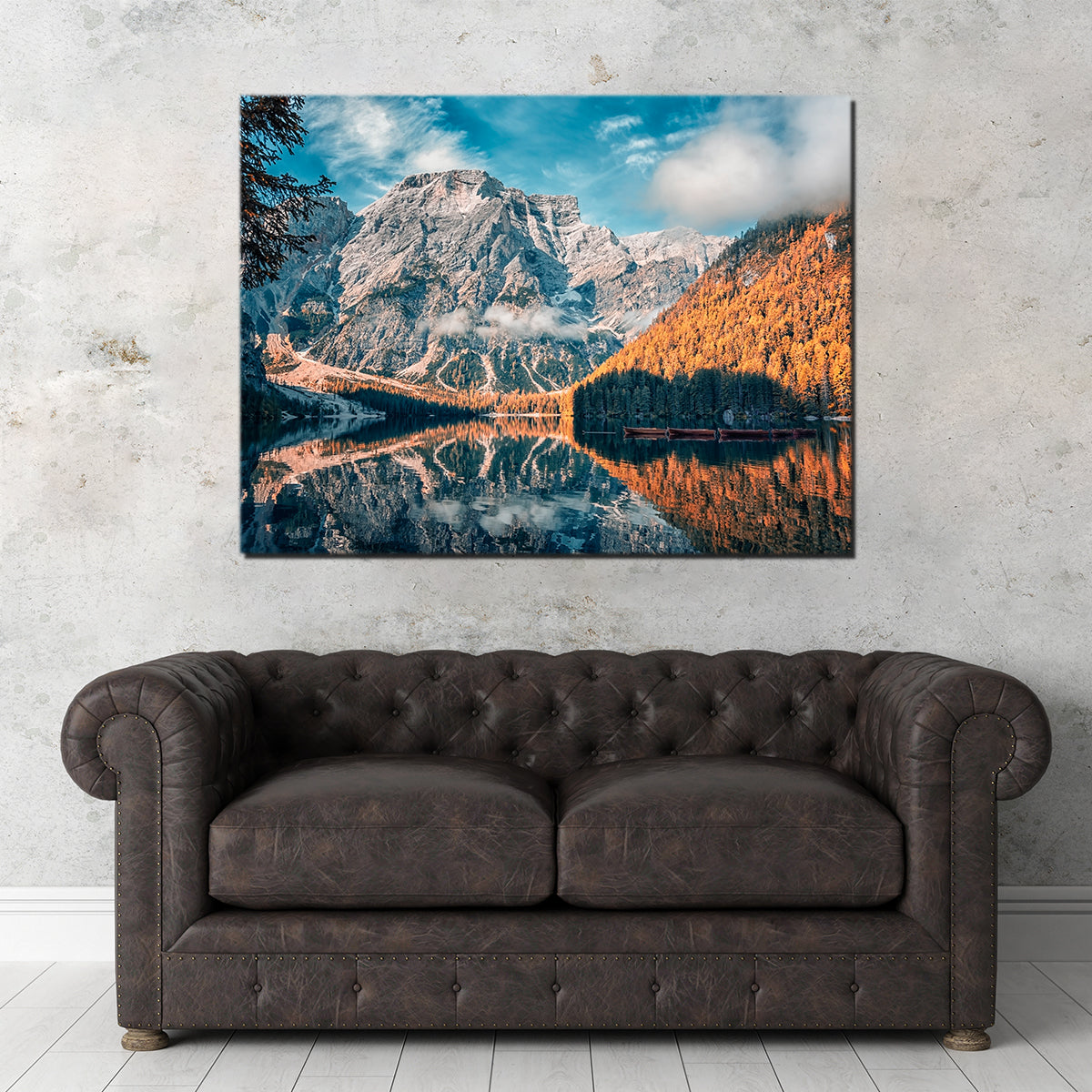 Autumn In Braies Stunning Wall Art by Manjik Pictures