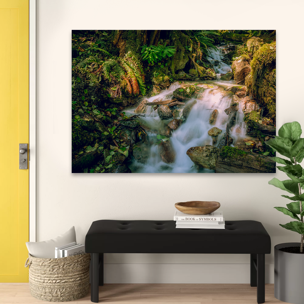 Stunning Baker Waterfall Wall Art by Kyle Sherry