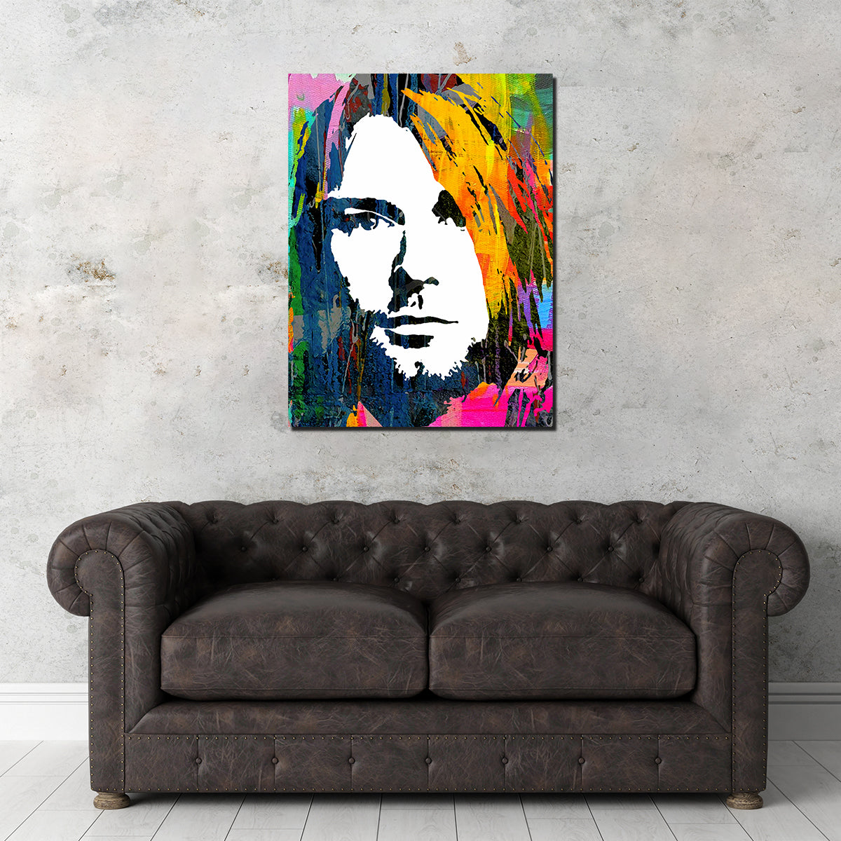 Nirvana Cobain Stunning Wall Art by Stephen Chambers