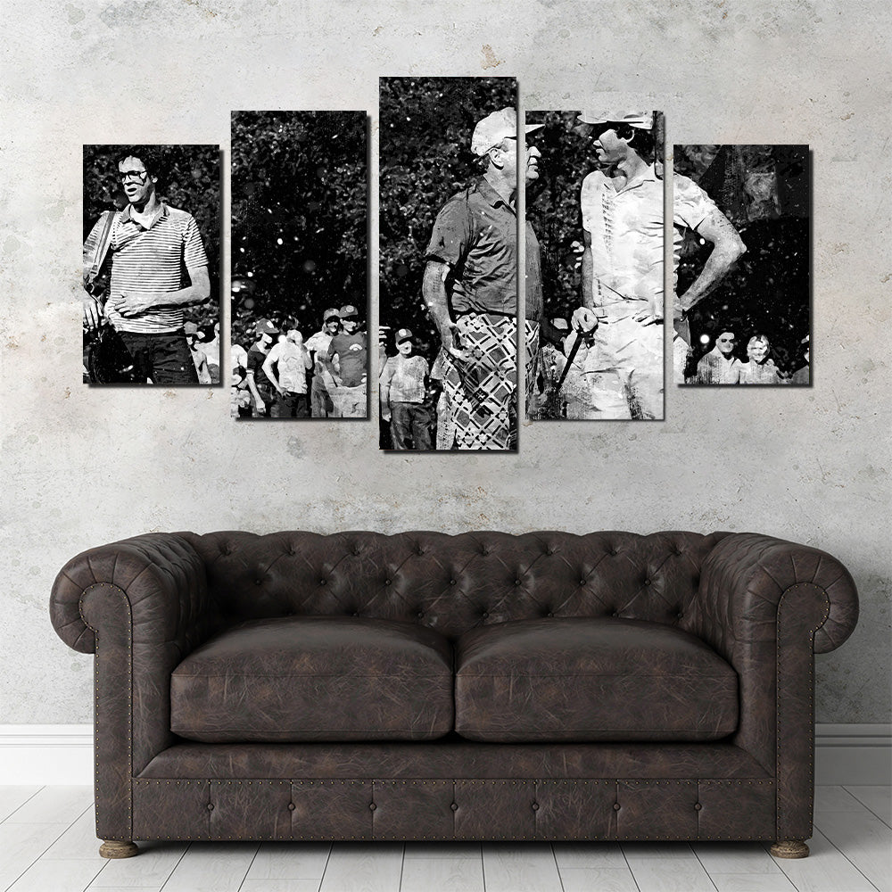 Al & Ty Caddyshack Stunning Grayscale Wall Art for Decor Enthusiasts