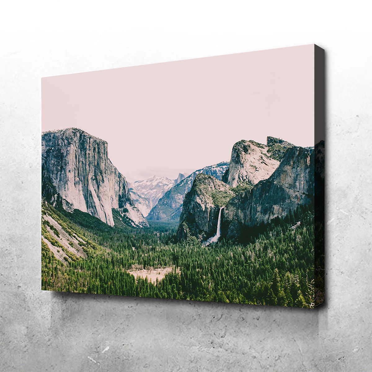 Stunning Pink Yosemite Wall Art by Kyle Sherry