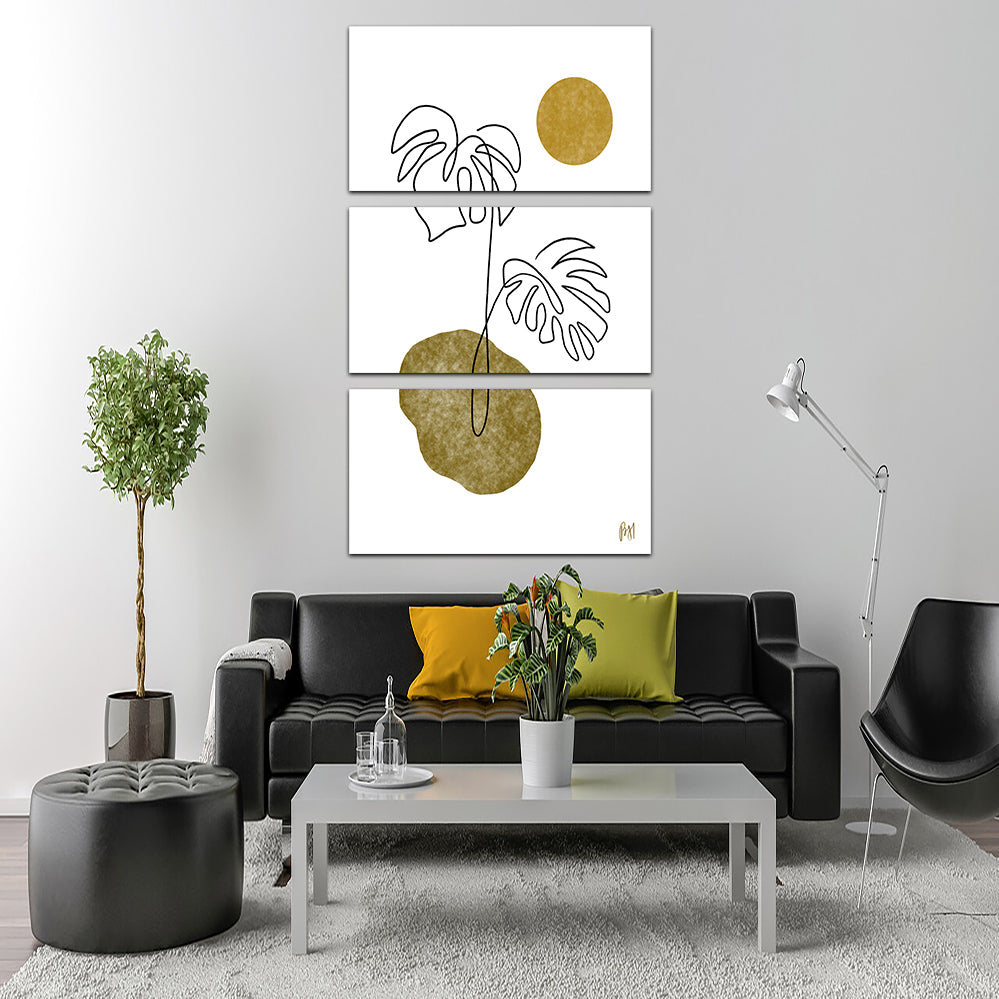 Stunning Monstera Leaves Wall Art by Birch & Ink Sisters