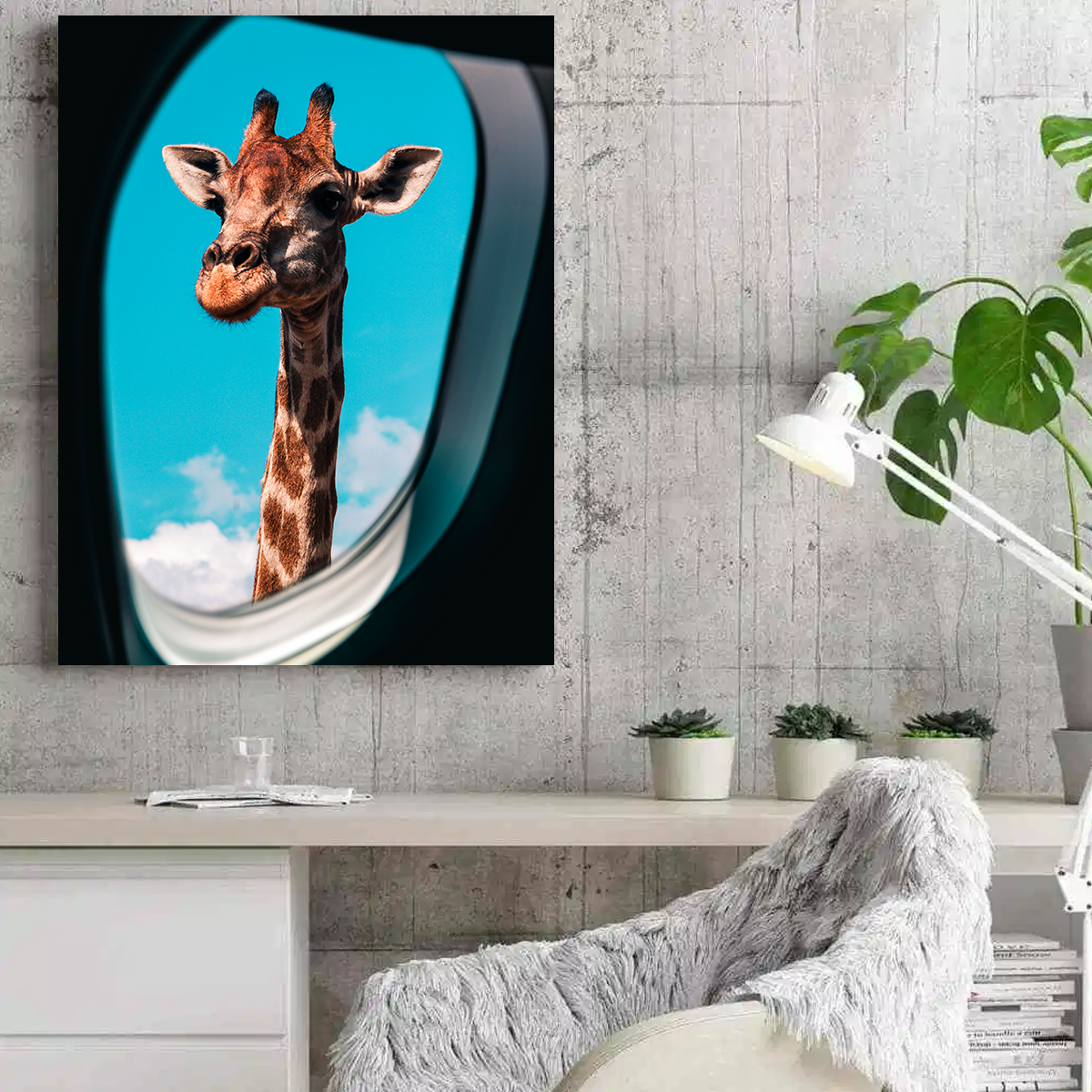 Stunning 'Hi There!' Wall Art by Manuel Luces
