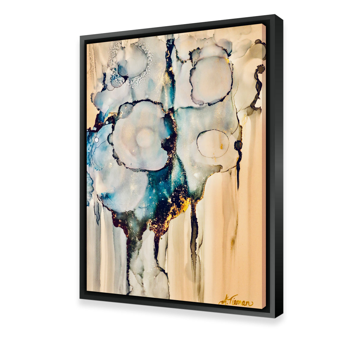 Stunning Moody Blues Wall Art by Amy Tieman