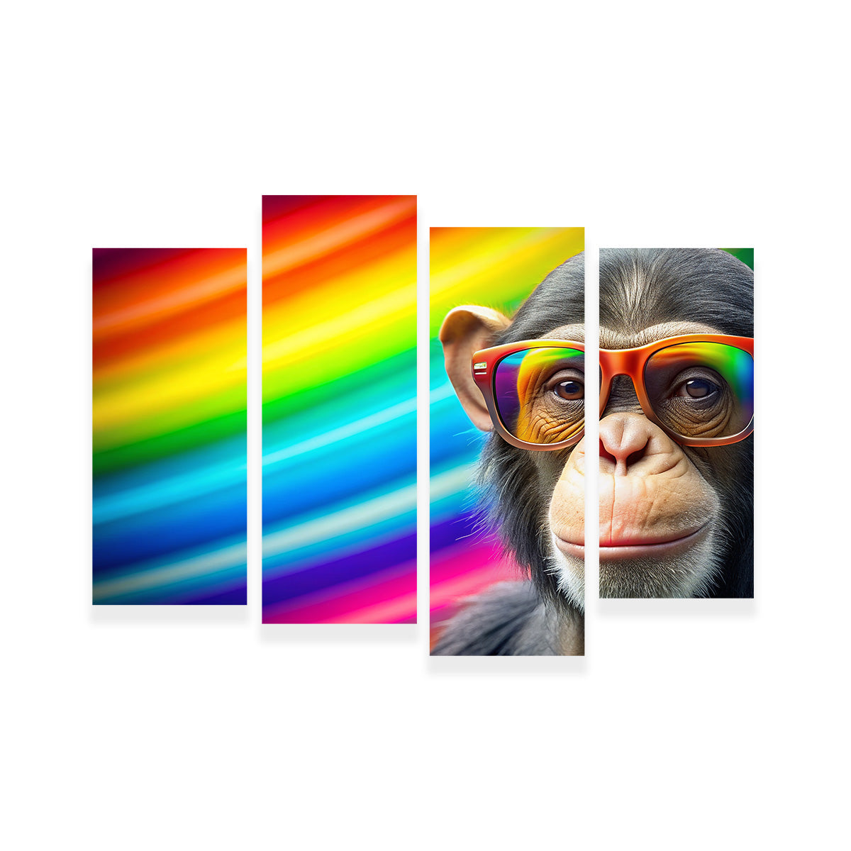 Vibrant Monkey Color Wall Art for Stunning Home Decor