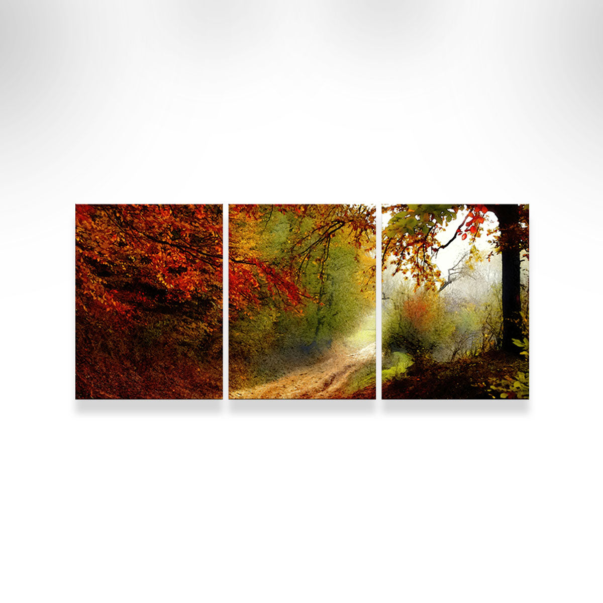 Gorgeous Autumn Forest Edge Wall Art by Denise Dundon