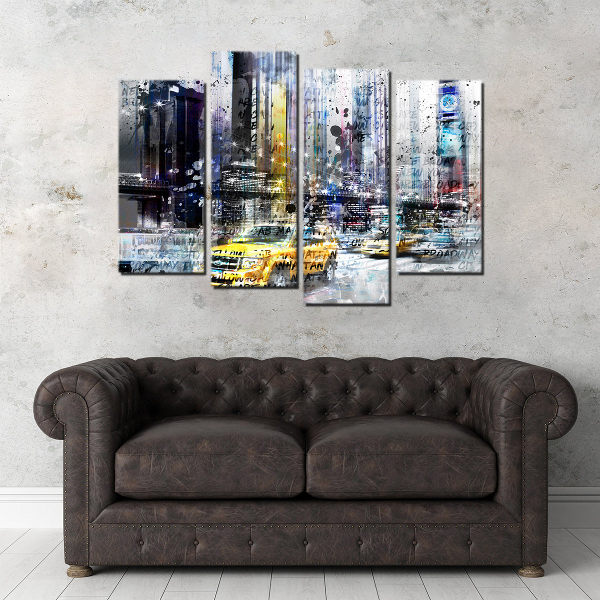 Stunning NYC Collage Wall Art by Melanie Viola