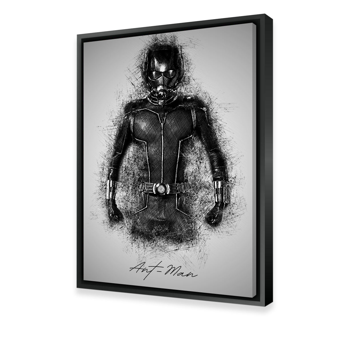 Unique Ant - Man Sketch Wall Art for Marvel Fans