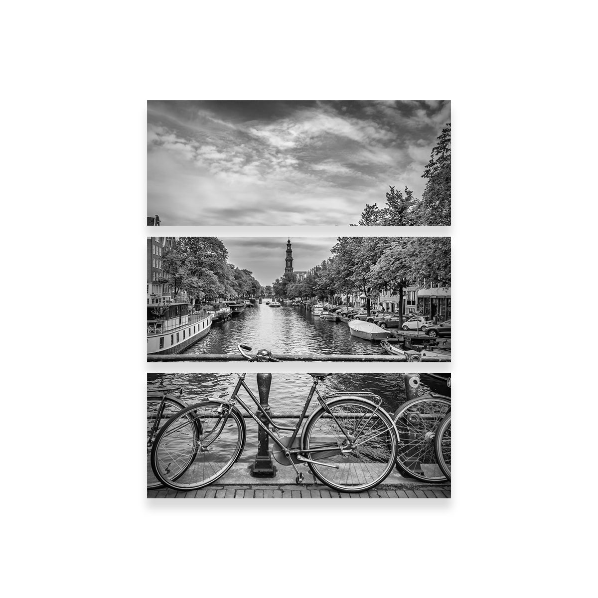 Stunning Amsterdam Cityscape Wall Art by Melanie Viola