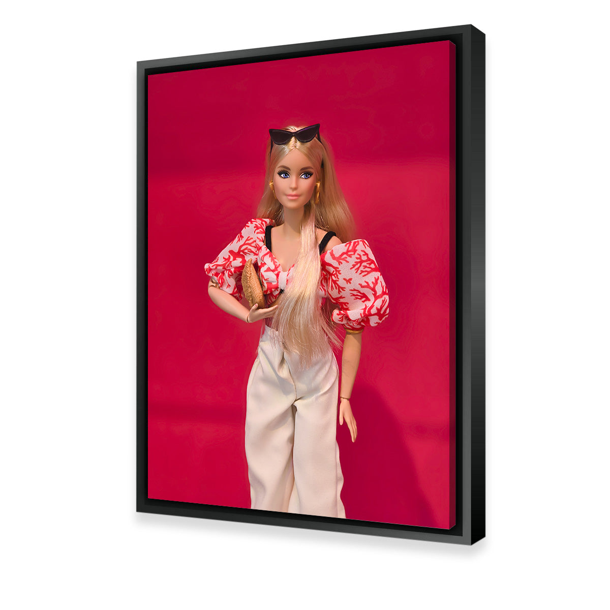 Stunning Barbie Red Canvas Print