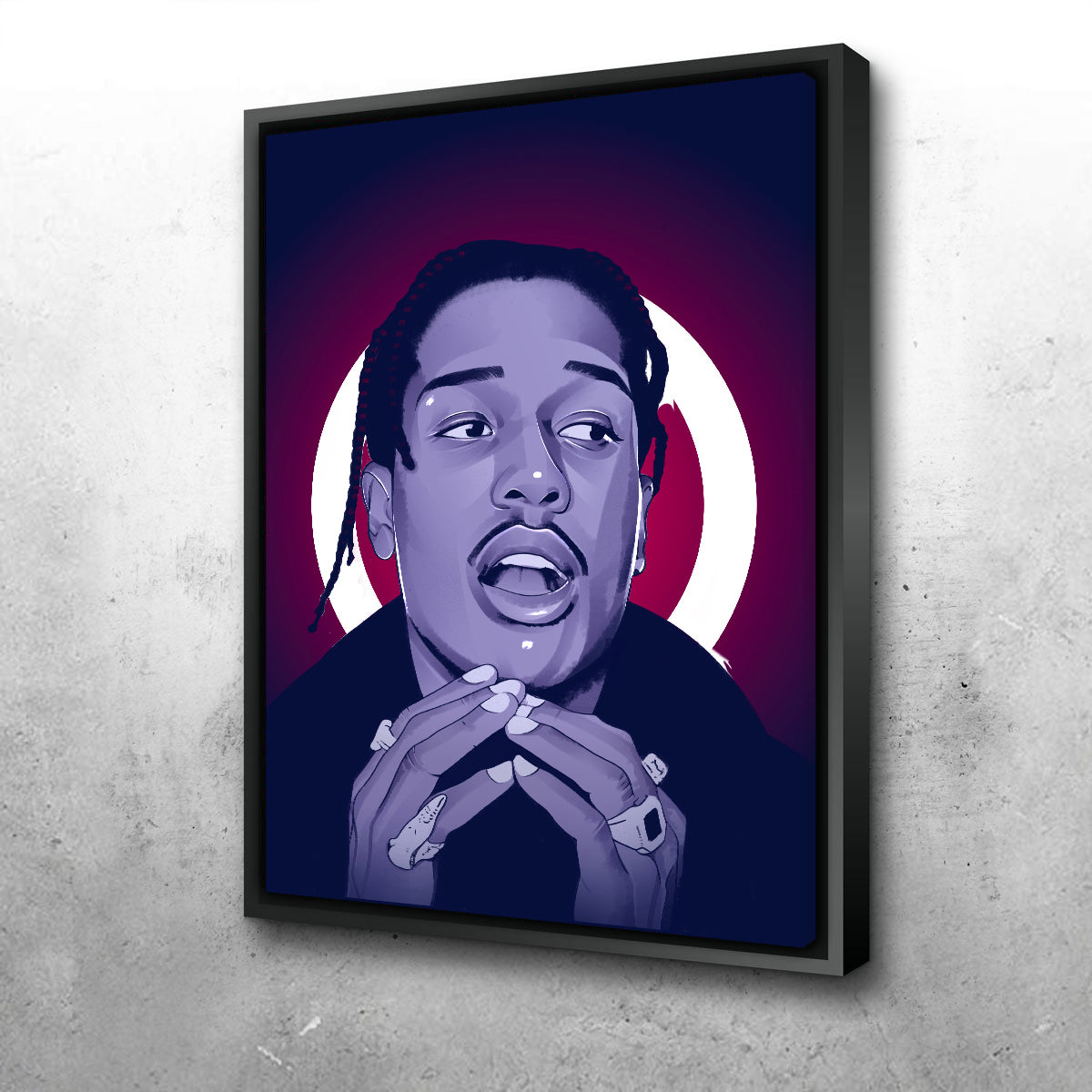 Exclusive Asap Rocky Wall Art by Tovu Yovi
