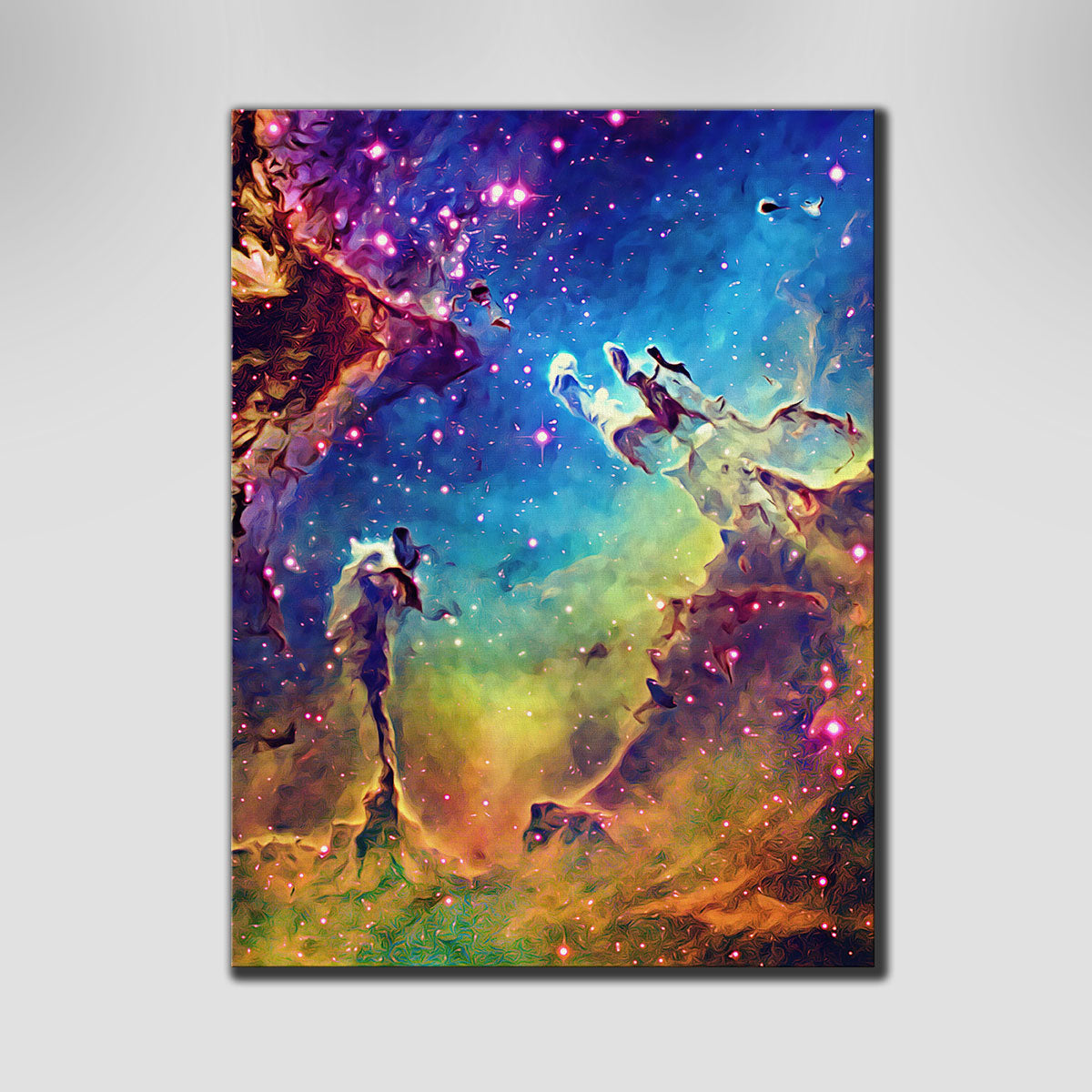 Stunning Pillars Of Creation Vertical Wall Art by Denise Dundon